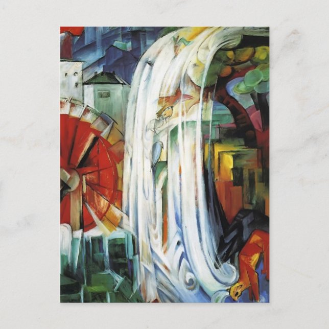 Franz Marc- The Enchanted Mill Postcard (Front)