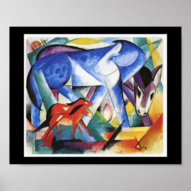 Franz Marc, The First Animals,  Poster (Front)