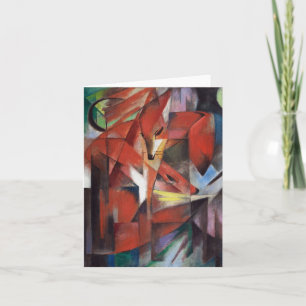 Franz Marc - The Foxes, 1913 Card