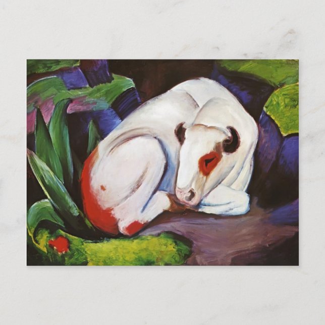 Franz Marc- The Steer (The Bull) Postcard (Front)