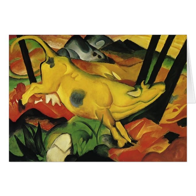 Franz Marc- The Yellow Cow (Front Horizontal)