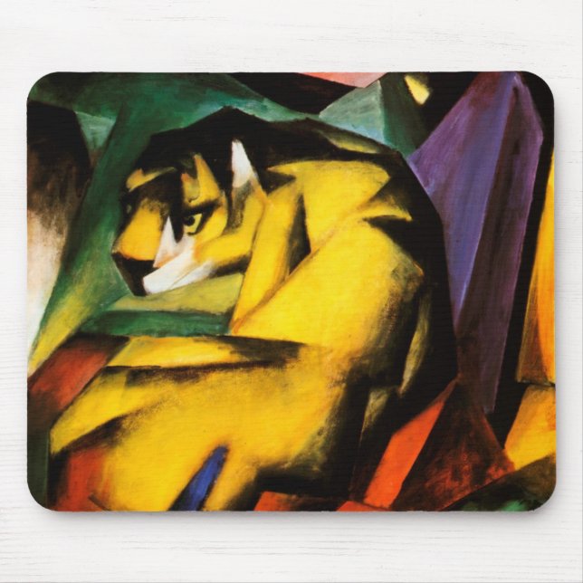 Franz Marc - Tiger Mouse Pad (Front)