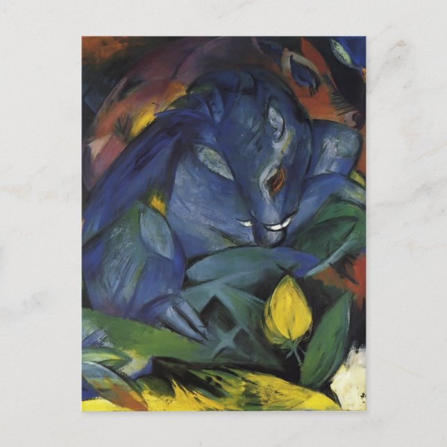 Franz Marc- Wild Pigs (Boar and sow) Postcard (Front)