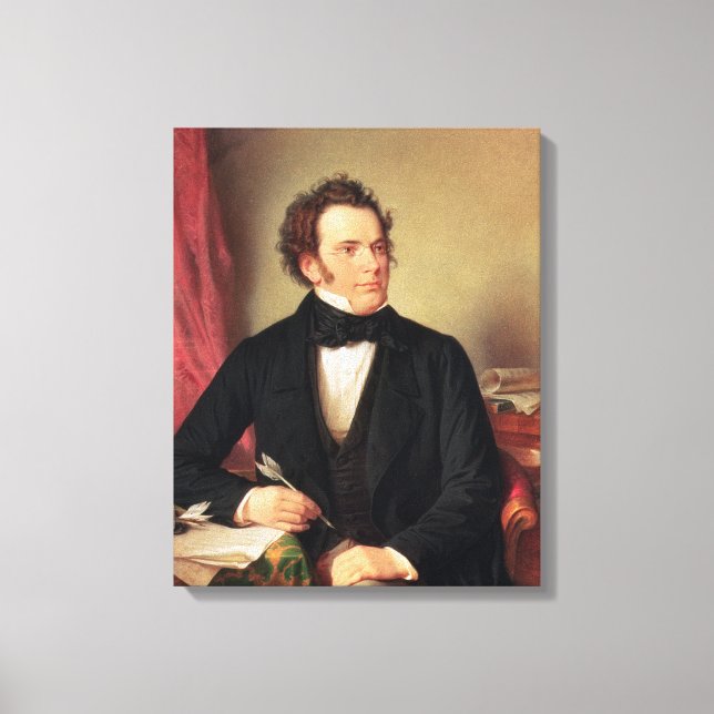 Franz Peter Schubert Canvas Print (Front)