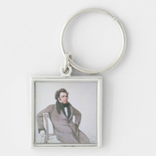 Franz Schubert , 1825 Keychain