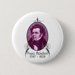 Franz Schubert 2 Inch Round Button