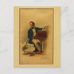 Franz Schubert by Julius Schmid Postcard