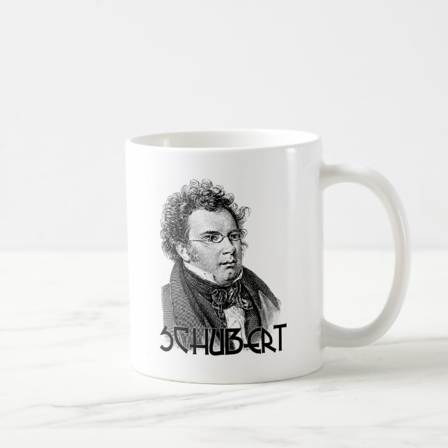 Franz Schubert Coffee Mug (Right)
