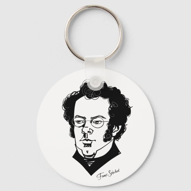 Franz Schubert Keychain (Front)