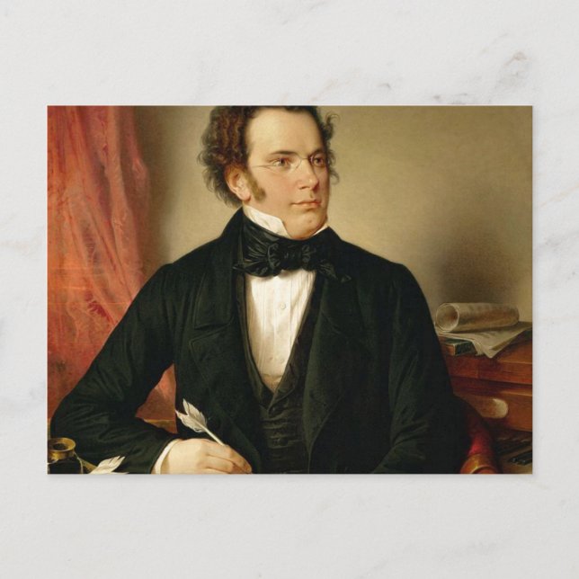 Franz Schubert Postcard (Front)