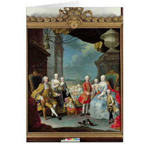 Franz Stephan I with his wife Marie-Therese