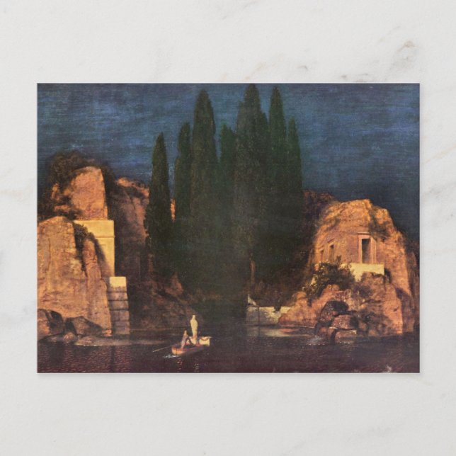 Franz von Stuck - Dead island Postcard (Front)