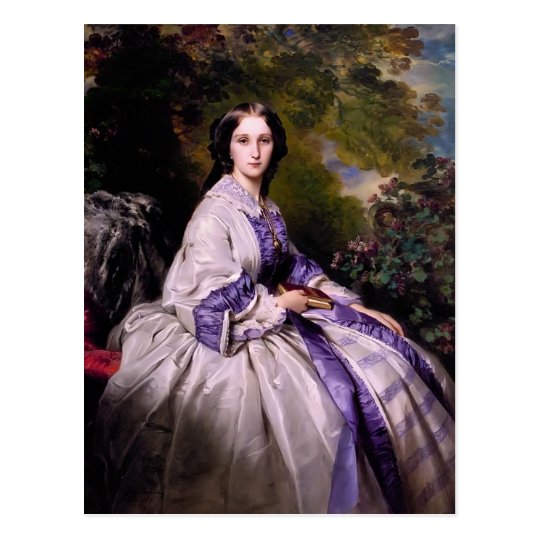 Franz Winterhalter- Countess Alexander Lamsdorff Postcard