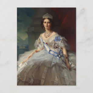 Franz Winterhalter- Portrait of Princess Tatiana Postcard