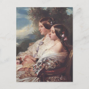 Franz Winterhalter- The Cousins Postcard
