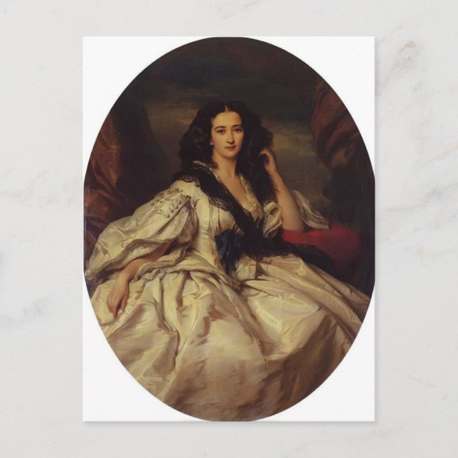 Franz Winterhalter- Wienczyslawa Barczewska Postcard (Front)