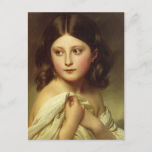 Franz Winterhalter- Young Girl, Princess Charlotte Postcard