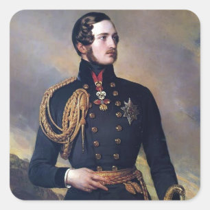 Franz Xaver Winterhalter- Prince Albert Square Sticker