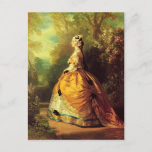 Franz Xaver Winterhalter- The Empress Eugénie Postcard