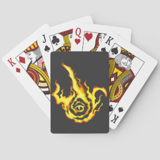 Franzied Flame Fan Art Classic Playing Cards