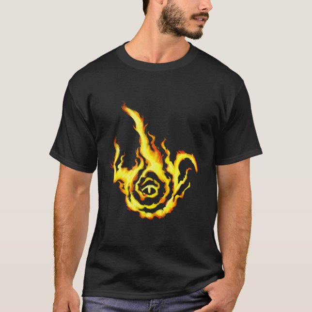 Franzied Flame Fan Art Classic Playing Cards T-Shirt (Front)