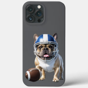 französische Bulldogge American Football  iPhone 13 Pro Max Case