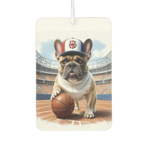 französische Bulldogge Basketball  Air Freshener