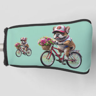 Französische Bulldogge Fahrrad French Bulldog Golf Head Cover