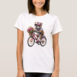 Französische Bulldogge Fahrrad French Bulldog T-Shirt