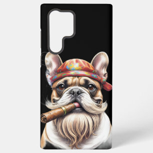 Französische Bulldogge French Bulldog Hippie Samsung Galaxy Case