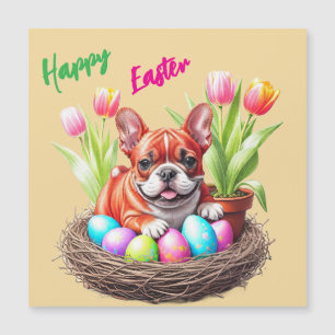 Französische Bulldogge Happy Easter French Bulldog