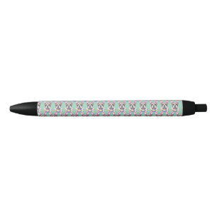 Französische Bulldogge Happy Easter French Bulldog Black Ink Pen