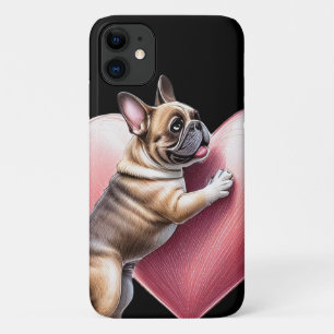 Französische Bulldogge I love you iPhone 11 Case