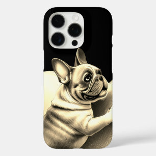 Französische Bulldogge I love you iPhone 16 Pro Case