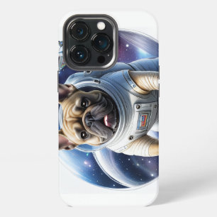 Französische Bulldogge im Weltall iPhone 13 Pro Case