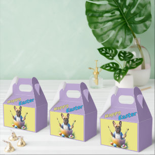 Französische Bulldogge Ostern Favor Box