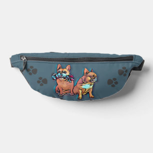 Französische Bulldogge play with fun Fanny Pack