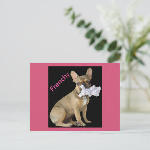 Französische Bulldogge Postkarte Postcard