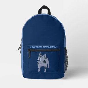 Französische Bulldogge Printed Backpack