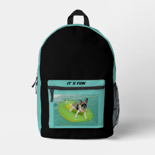 Französische Bulldogge  Printed Backpack