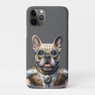 französische Bulldogge Roboter iPhone 11 Pro Case