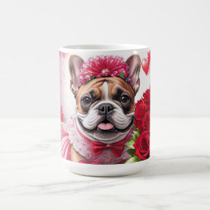 Französische Bulldogge Rosen French Bulldog Coffee Mug