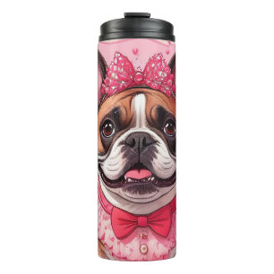 Französische Bulldogge Verliebt French Bulldog Thermal Tumbler