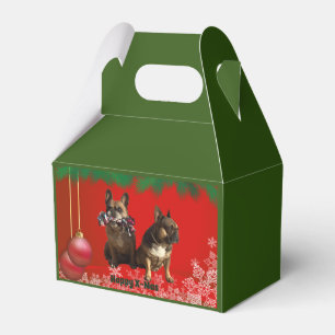 französische Bulldogge x mas geschenkschachtel Favor Box