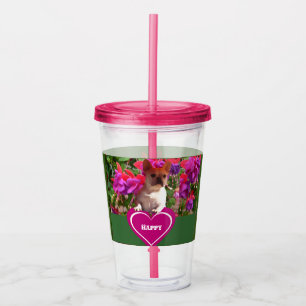 Französische Bulldoggen  Acrylic Tumbler