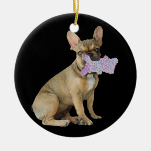 Französische Bulldoggen Ceramic Ornament