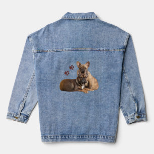 Französische Bulldoggen  Denim Jacket