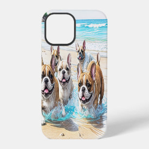 Französische Bulldoggen French Bulldog Rudel Sea iPhone 12 Pro Case