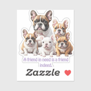 Französische Bulldoggen Freundschaft