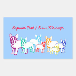 Französische Bulldoggen Geschenke Sticker